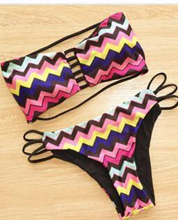 Women's Swimsuit Swimwear Lady Sexy Padded Bra Beachwear 010 - Tirdress