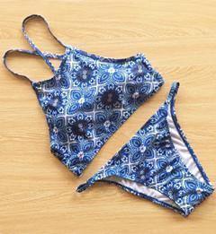Women's Swimsuit Swimwear Lady Sexy Padded Bra Beachwear 010 - Tirdress