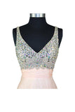 A Line V-neck Formal Chiffon Prom Dress With Beading PG257 - Tirdress