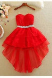 Lovely Sweetheart 2017 Homecoming Dress Short With Lace And Beads TR0039 - Tirdress
