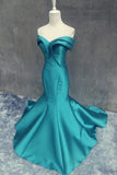 Mermaid Off Shoulder Backless Prom/Evening Dress With Ruffles PG362