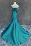 Mermaid Off Shoulder Backless Prom/Evening Dress With Ruffles PG362 - Tirdress