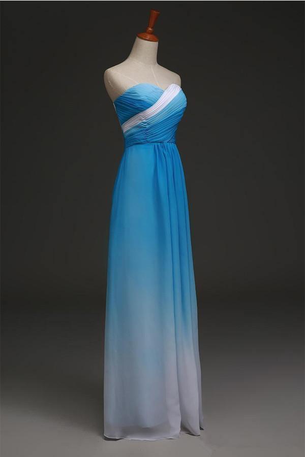 Mix Color A-line Sweetheart Floor Length Bridesmaid Dress With Pleats Tirdress Mix Color A-line Sweetheart Floor Length Bridesmaid Dress With Pleats Tirdress
