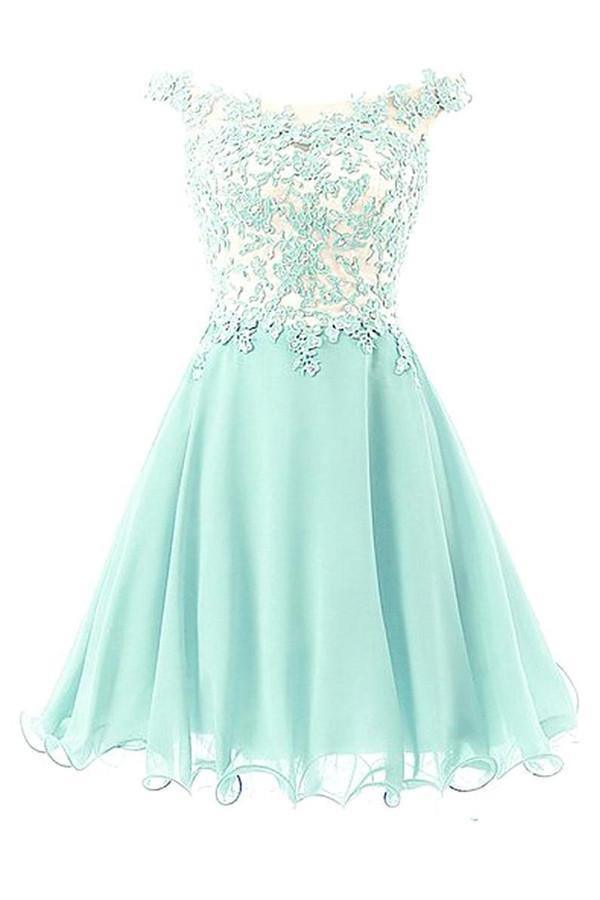 Off-shoulder Applique Homecoming Dress With Embellishment Tirdress Off-shoulder Applique Homecoming Dress With Embellishment Tirdress