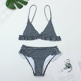 Women Bikini Set Ruffles Padded Swimwear Bikini Hot Sale Swimming Suit - Tirdress