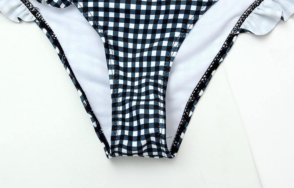 Women Bikini Set Ruffles Padded Swimwear Bikini Hot Sale Swimming Suit - Tirdress