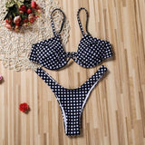 Women Bikini Set Ruffles Padded Swimwear Bikini Hot Sale Swimming Suit - Tirdress