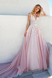 Romantic Tulle & Taffeta Scoop Neckline A-Line Wedding Dresses WD189