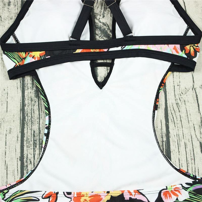 One-piece Swimsuit Summer Bikinis Bathing Swimming Suit SwimWear B002 - Tirdress