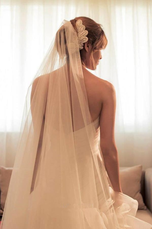Sexy Ruffles Sweetheart Sleeveless Wedding Dress With Beading WD031 - Tirdress