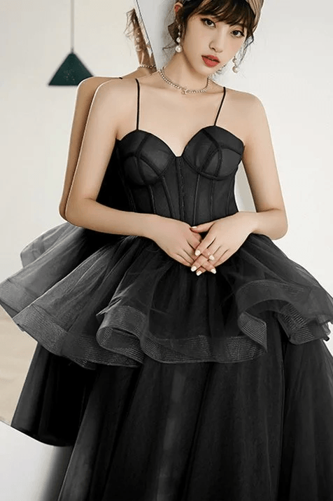 Spaghetti Straps A line Sage Green Long Formal Prom Dress TP1138