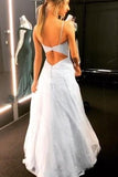 Sparkly Backless Dress Floor Length Prom Dresses Cheap Long Evening Gowns TP0950 - Tirdress