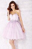 Sweetheart Ball Gowns Strapless Beading Homecoming Dresses PG167