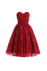 Sweetheart Knee Length Homecoming Dresses Lace Cocktail Dress Tirdress Sweetheart Knee Length Homecoming Dresses Lace Cocktail Dress Tirdress