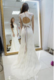 Sweetheart Lace Appliques Sashes Mermaid Wedding Dress WD147 - Tirdress