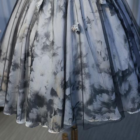 Sweetheart A Line Flowers Homecoming Dresses, Short Prom Dress HD0064 - Tirdress