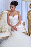 Sweetheart Neckline Memaid Wedding Dresses With Beading WD193 - Tirdress