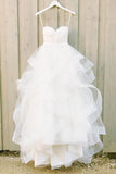 Sweetheart Ruffles Tulle A-line Wedding Dress Bride Gowns  WD114