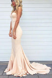 Sweetheart Sweep Train Pink Mermaid Prom Dress Evening Dress PG355 - Tirdress