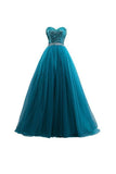 Tulle Sequin Ball Gown Prom Dresses Evening Gown PG254